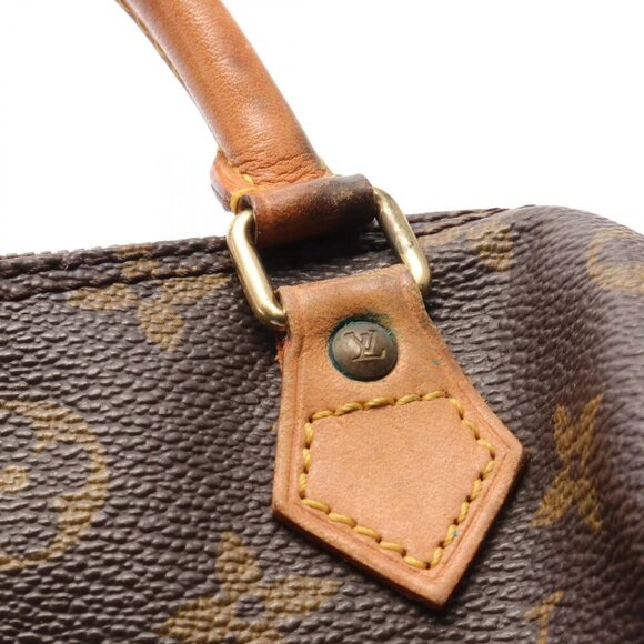 LOUIS VUITTON Mini Speedy Monogram Handbag canvas leather Used Women LV - Picture 5 of 10